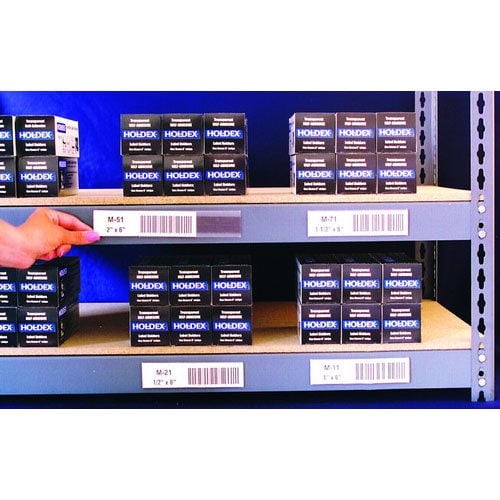 Aigner M11 6"W X 1"H Magnetic Label Holders, 12/Pk