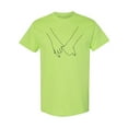 thumbnail image 1 of Holding Fingers T-Shirt Women -Image by Shutterstock, Female 5X-Large, 1 of 4