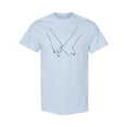 thumbnail image 1 of Holding Fingers T-Shirt Women -Image by Shutterstock, Female Small, 1 of 4
