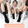 thumbnail image 1 of Holding Hands Socks, Boy Girl Novelty Funny Mid-Tube Socks, Baby Kids Adult Smile Unisex Socks, 1 of 8