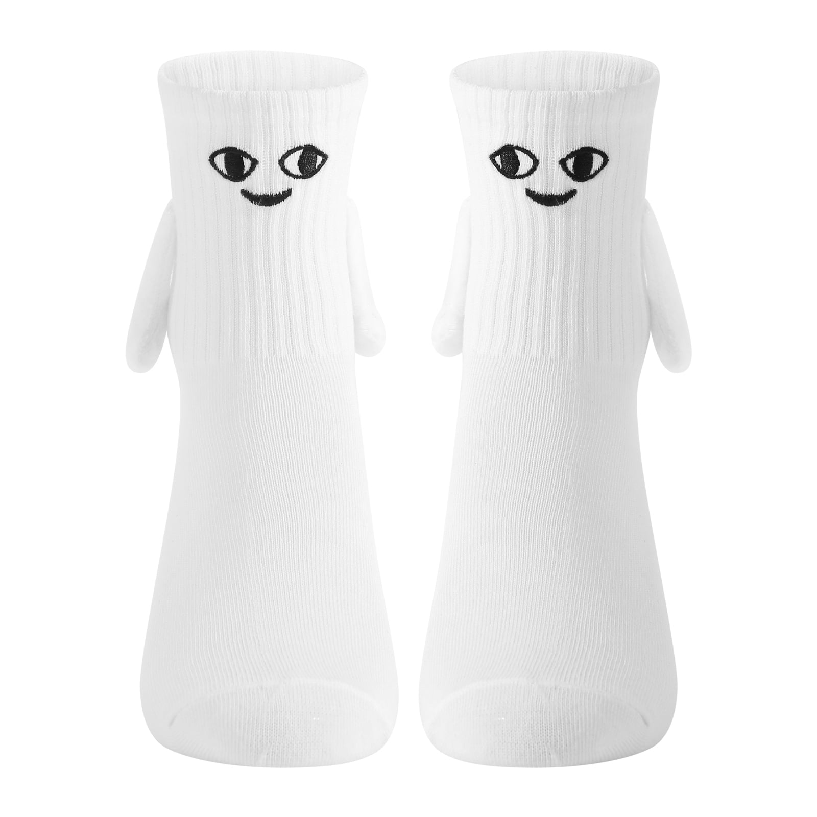 Holding Hands Socks Couple Novelty Magnetic Hand Socks Funny Friendship Socks 3d Doll Cute 4582