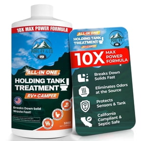 Pure RV Holding Tank Treatment, 10X Max Power, Septic Safe, 32oz