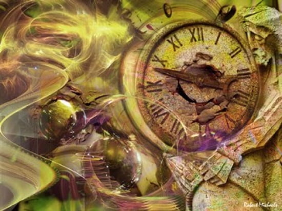 Holding onto Time Canvas Art - Robert Michaels (19 x 15)