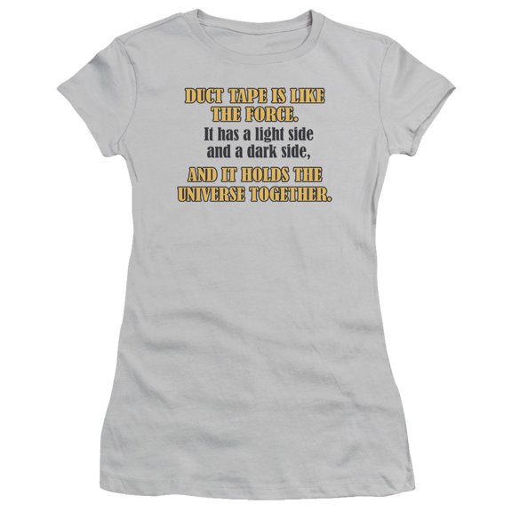 - Holds The Universe Together - Juniors Teen Girls Cap Sleeve Shirt - Medium