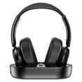 thumbnail image 1 of Holdsound K2 Wireless Headphones for TV - BKM500 with Multifunctional Base Set Optical, AUX, RCA, Plug & Play, 98FT Farther Range,35hr Audio Playtime, 1 of 8