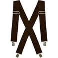 thumbnail image 1 of Holdu2019Em X-Back Menu2019s Suspenders, Adjustable and Stretchable Suspenders for Men, Durable Straight Clip-On Suspenders, 1 of 1