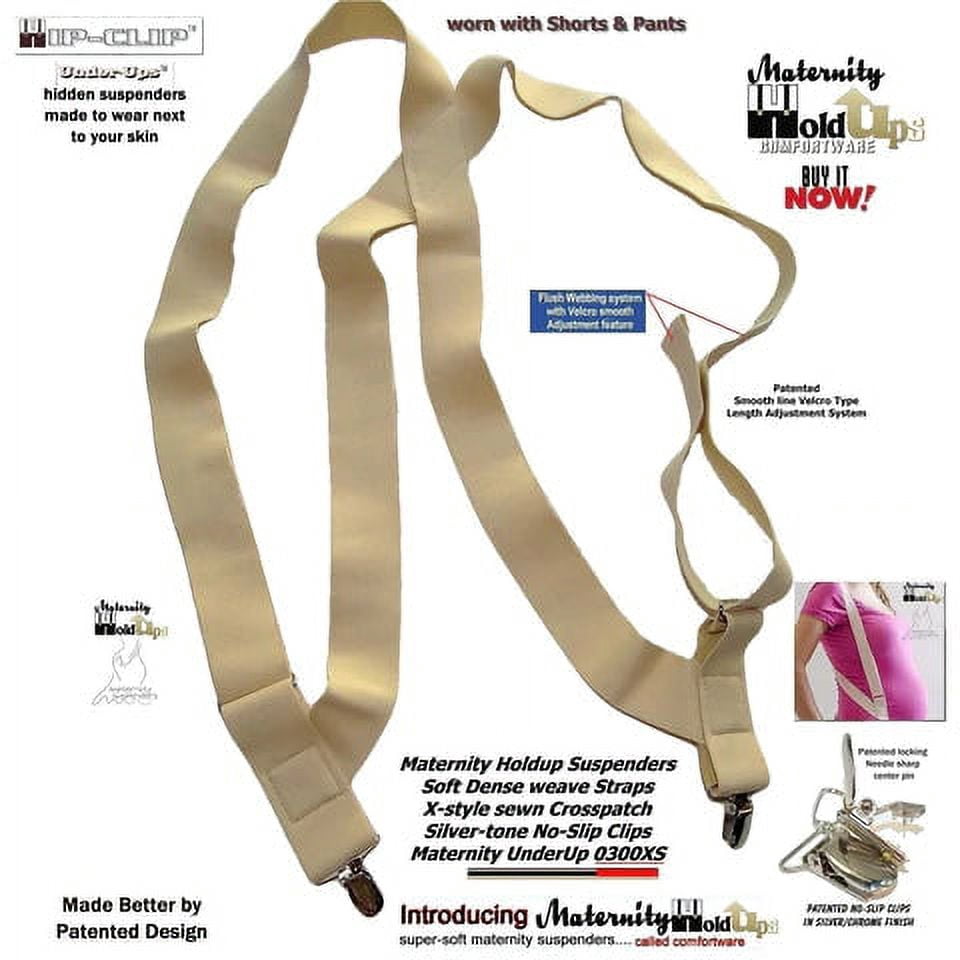 Holdup Maternity Undergarment side-clip Suspenders with Patented No ...