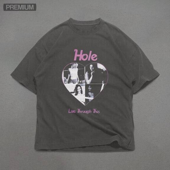 Hole Band T-shirt, Premium Cotton Shirt, band tee, Hole Love through this Shirt, Band grap