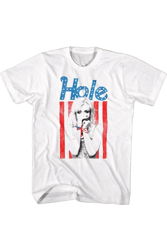 Hole Flag White Adult T-Shirt