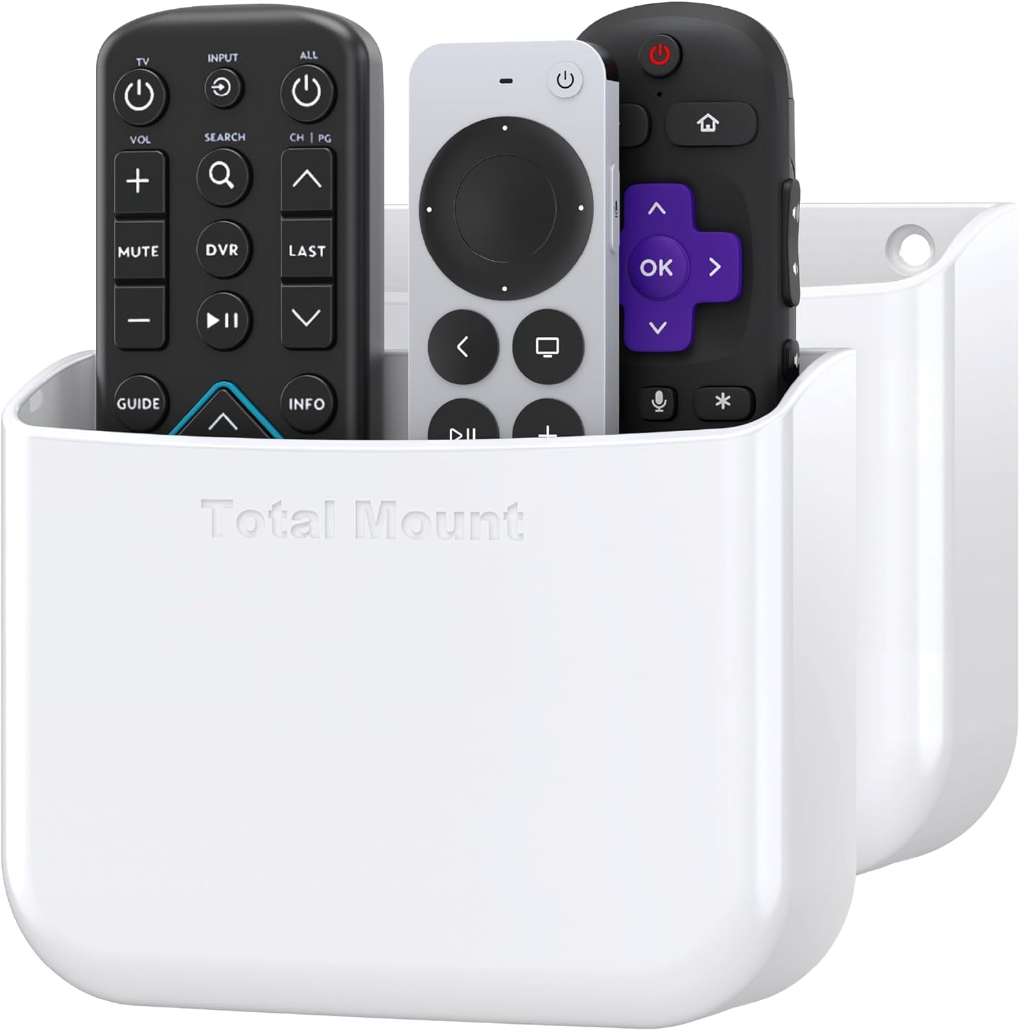 Hole-Free Remote Holders – Eliminate Need to Drill Holes in Your Wall ...