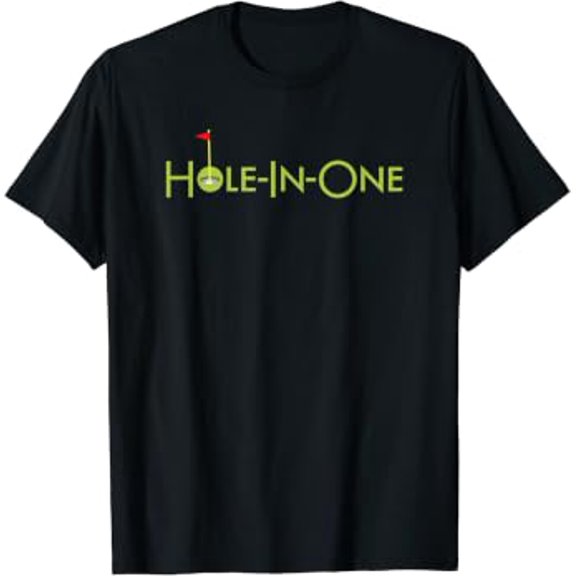 Hole In One Golf Souvenir Fun Golfing For Golfer Design Gift Event T-Shirt, Size S-5XL