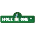 thumbnail image 1 of Hole In One Street Sign | Indoor/Outdoor | Funny Home Décor for Garages, Living Rooms, Bedroom, Offices | SignMission personalized gift, 1 of 5