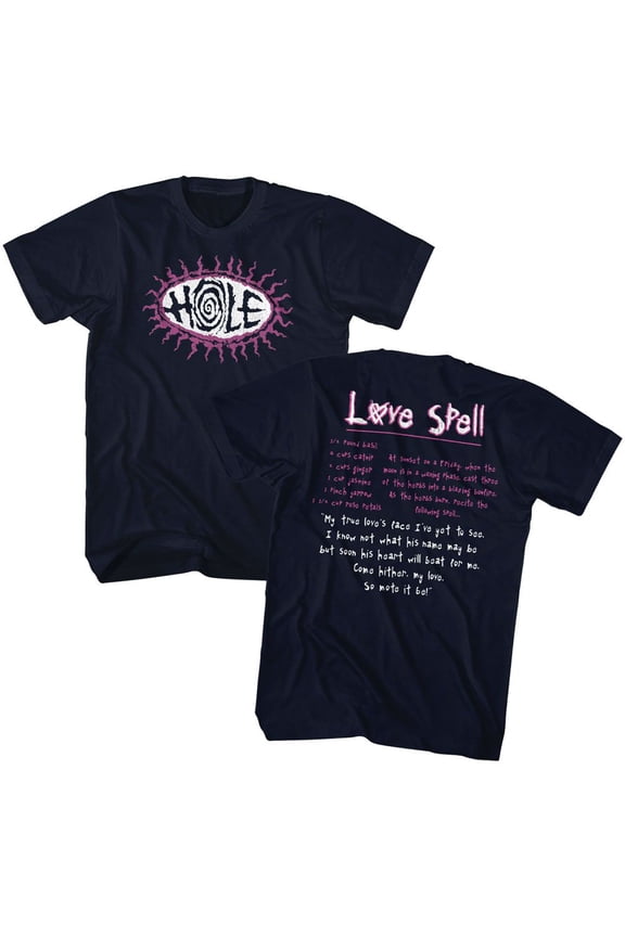 Hole Love Spell Black Adult T-Shirt