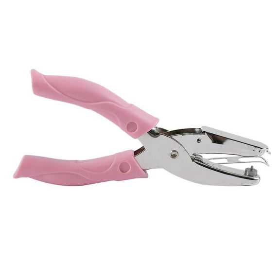 Hole Paper Punch W/ Handheld Puncher Cutter Plier For Picture Card .5mm