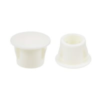 Hole Plugs Beige Plastic 8mm(5/16-inch) Snap in Locking Hole Tube Fasteners Cover Flush Type Panel Plugs 25 Pcs
