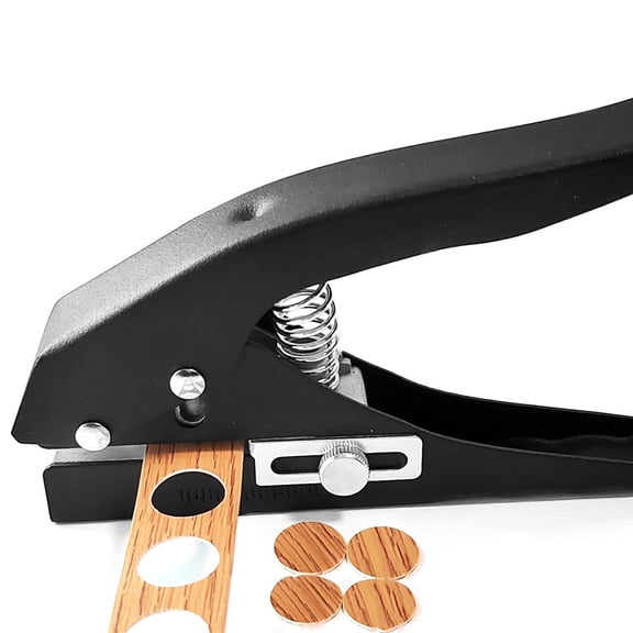 Hole Punch And Countersunk Drill Set For Paper Punching Edge Strip Puncher Countersink Drill Kit Adjustable Depth Tools Parts