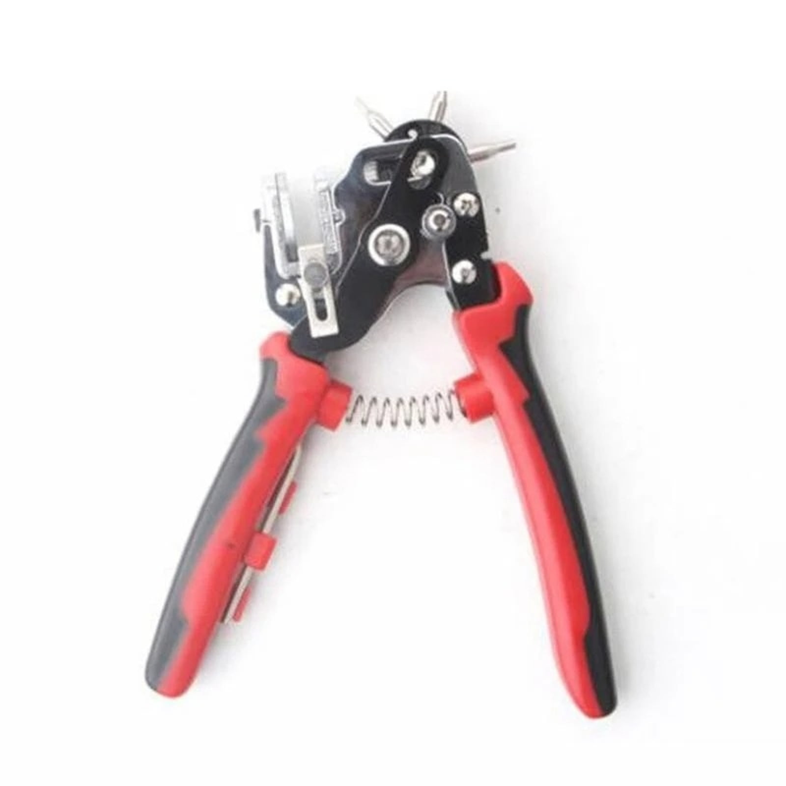 Hole Punch Pliers Heavy Duty, Hand Punch Tool for Leather Belt Paper Plastic, Adjustable Hole Puncher for DIY Craft Industrial Use Easy to Operate