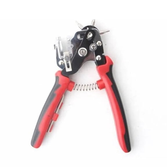 Hole Punch Pliers Heavy Duty, Hand Punch Tool for Leather Belt Paper Plastic, Adjustable Hole Puncher for DIY Craft Industrial Use Easy to Operate