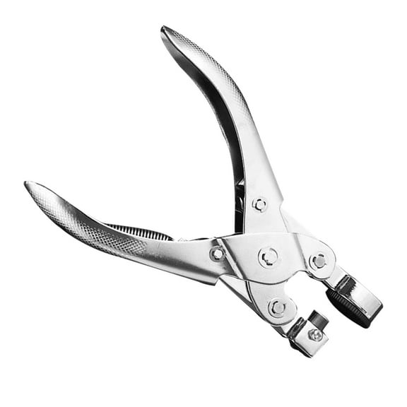 Homoyoyo Metal Single Hole Puncher for Office Paper Crafting with Comfortable Rubber Handle