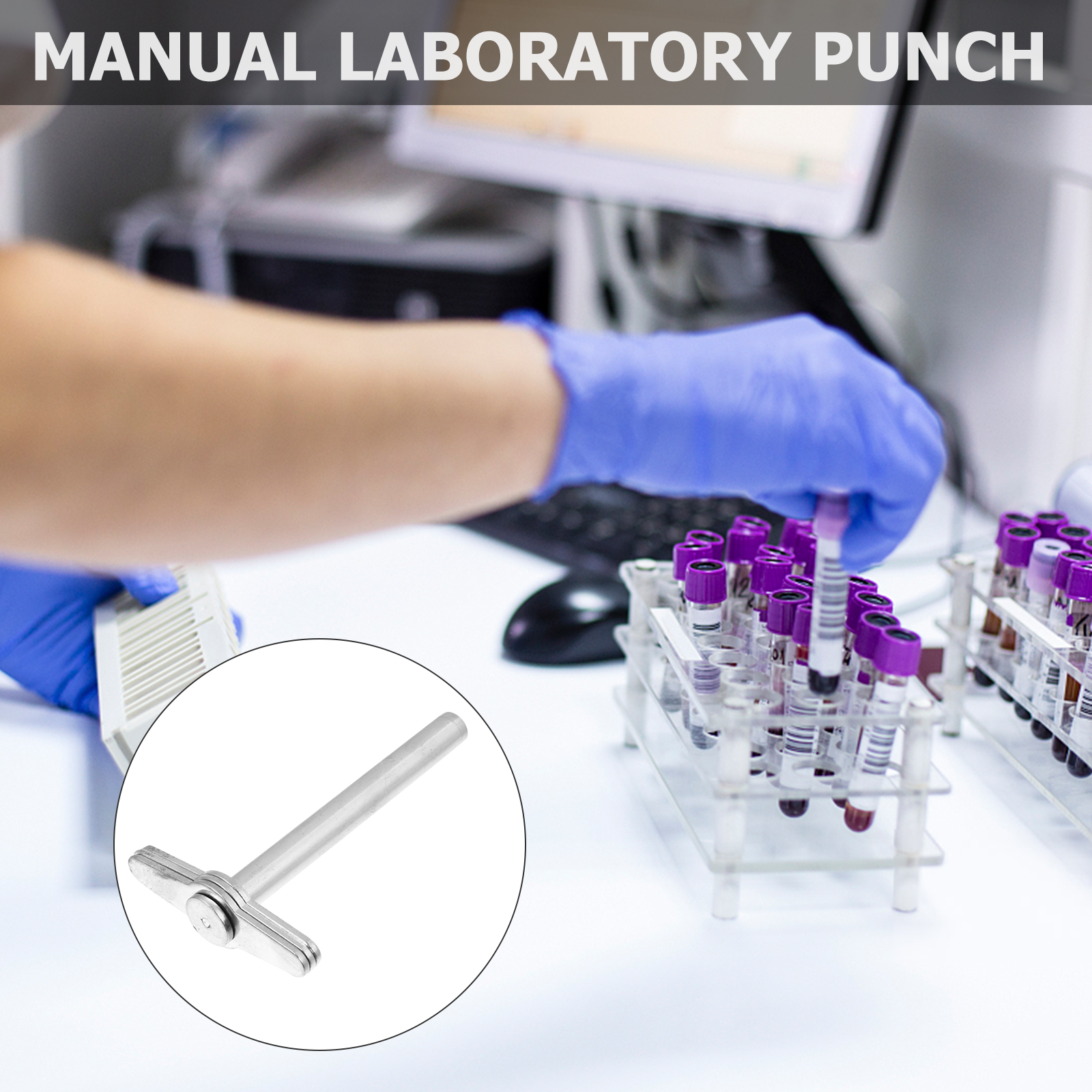 Hole Puncher Rubber Punch Laboratory Leather Tool Stopper Plug Belt