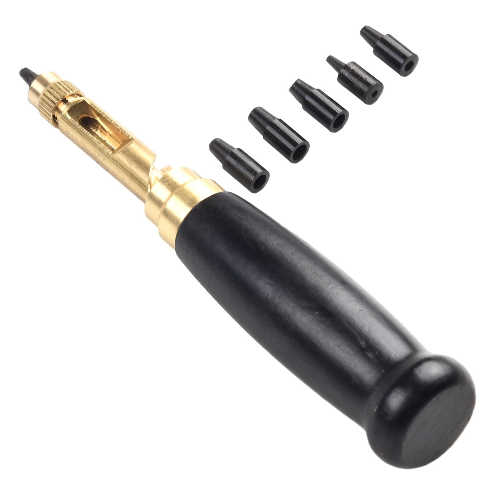 Hole Puncher With 6 Size Tip 1.54mm Automatic Belts Screw Punch