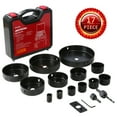 thumbnail image 1 of Hole Saw Kit 13 Blades 2 Mandrels 1 Hex Key MKHS01 F201, 1 of 5