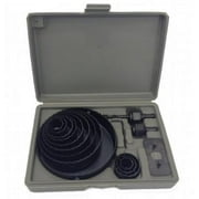 Hole Saw Kit 16 pieces 3/4"-5" Full Set in Case with Mandrels and Install Plate