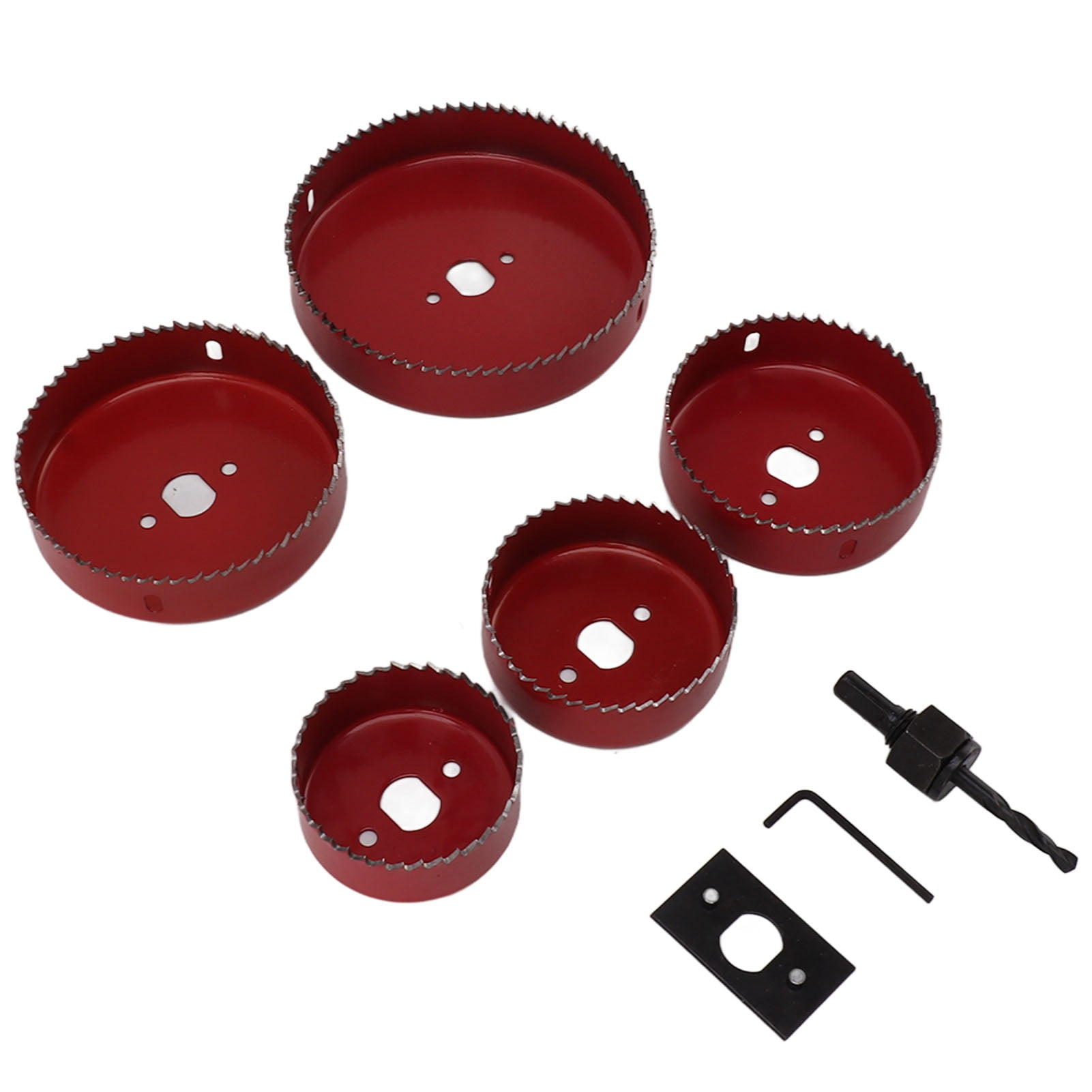 Hole Saw Set, Clear Sawtooth Wear Resistance Woodworking Hole Saw For