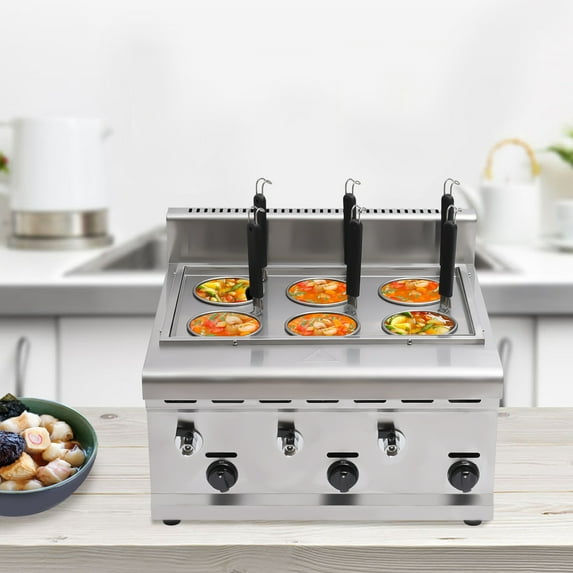 Holes Noodle Cooking Machine Pasta Makers Commercial Pasta Cooker Noodle Oven Pasta Cooking Tool Kitchen Stainless Steel Blade Noodle Dumpling Maker with Noodle Filter