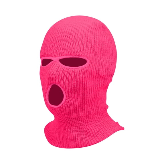 Holes Ski Mask Full Face Cover Outdoor Balaclava Winter Knitted Neck Gaiter for Sports
