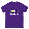 thumbnail image 1 of Holey Balls Pickleball T-Shirt - Men's classic tee (Purple, 2XL), 1 of 1
