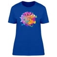 thumbnail image 1 of Holi Festival Mandala T-Shirt Women -Image by Shutterstock, Female Large, 1 of 2