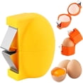 thumbnail image 1 of HoliHive 2026 New Egg Shell Opener, Stainless Steel Egg Cracker Tool, Multifunctional Eggs Separator for Raw and Hard Boiled Eggs Peeler Shell Remover, Kitchen Gadget, 1 of 9
