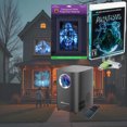 thumbnail image 1 of HoliScapes® USB Projector Kit - AtmosFx Phantasms on USB + Projector + 48" x 72" Large White Holographic Screen, 1 of 10