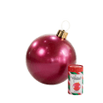 thumbnail image 1 of Holiball The Inflatable Ornament - Medium - Cranberry - Indoor and Outdoor Use, 1 of 9