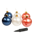 thumbnail image 1 of Holiball The Inflatable Ornament - Mini Holiday Set - Navy - Indoor and Outdoor Use, 1 of 8