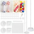 Holicolor 2 Sets Balloon Column Stand Kit, 72 Inch Balloon Tower Stand Kit with Base for Floor ...