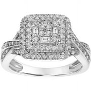 Holiday 1/2 Carat T.W. Diamond Sterling Silver Ring