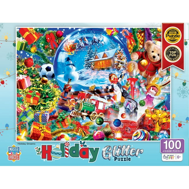 Holiday 100pc Glitter Puzzle Holiday Dreams (Other)