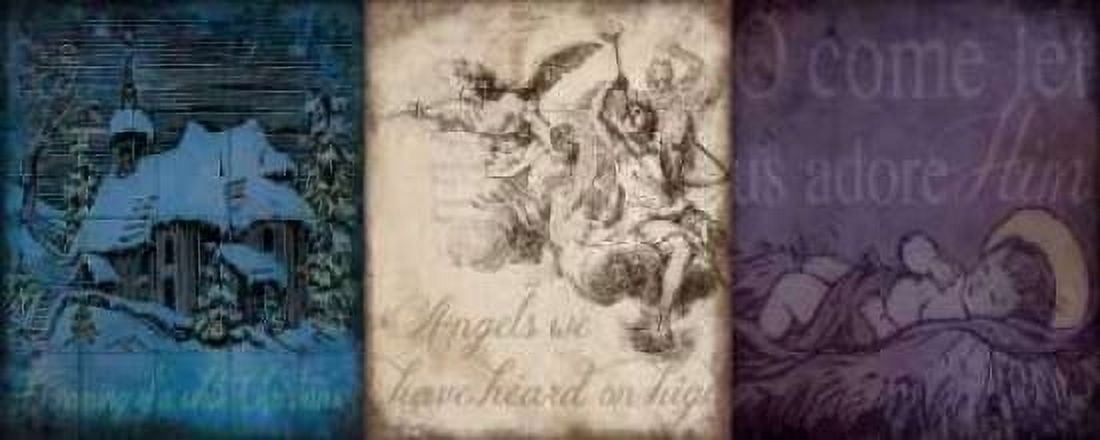Holiday 3 Patch IV Canvas Art - Stephanie Marrott (10 x 20)