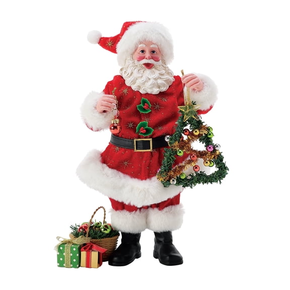 Department 56 Possible Dreams Santa Claus Holiday Accents Multicolor Christmas Figurine 10.5in H