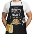 thumbnail image 1 of Holiday Apron Funny Holidays Apron Large Cooking Chef Apron for Men With Pockets Frying Aprons for Adults, 1 of 6