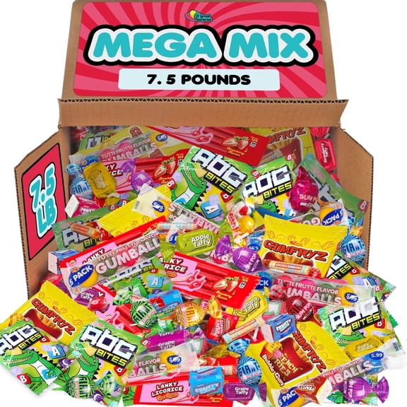 A Great Surprise Assorted Easter Candy Mix, 7 lb Bulk Individually Wrapped Candy Variety Pack for Piatas, Goodie Bags, Candy Bowls, Party Favors & Events