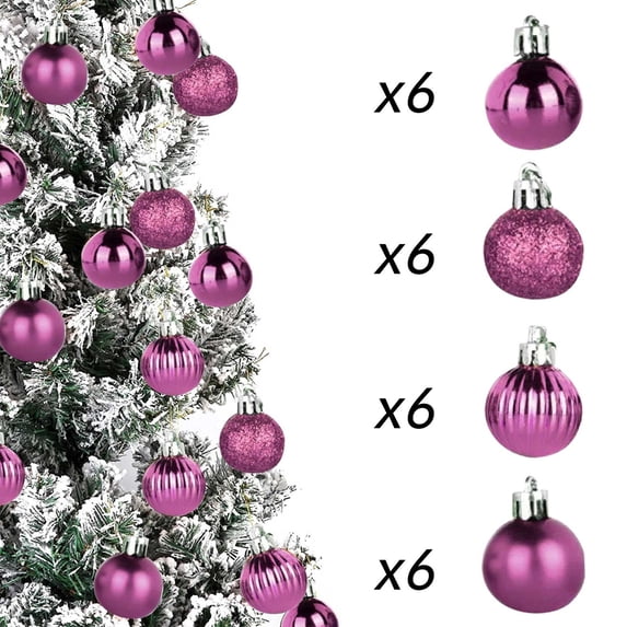 Holiday Ball Ornaments for Christmas Tree, Shatproof Xmas Decorations for Indoor Outdoor Home Decor, Unbreakable Christmas Ornaments as a Gift for All, Festive Decorations