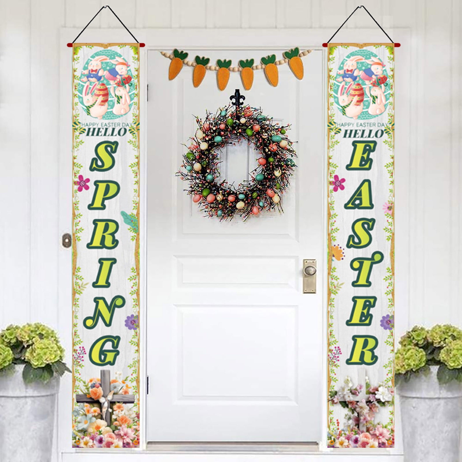 Holiday Banners for Mantle Bunting Baby Boy Snowsuit Garden Flags for