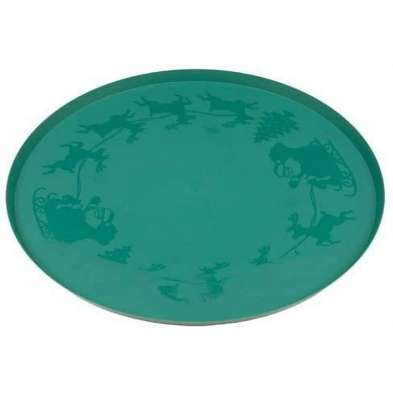Holiday Basix Jack Post Christmas Tree Tray, Plastic Green, 10 ft