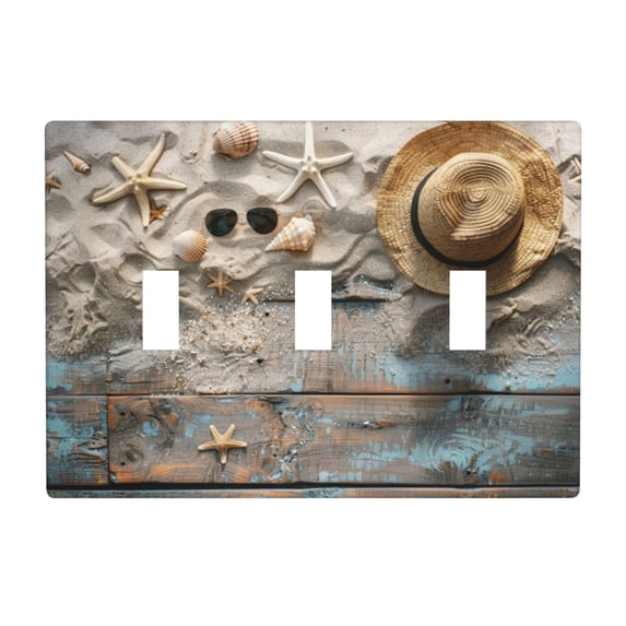 Holiday Beach Starfish (2) Switch Cover Decorative Wall Plate