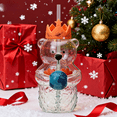 thumbnail image 1 of Holiday Bear 20oz Glass Cold Cup with Straw, Bear-Shaped Cup for Iced Drinks, Coffee, and Cocktails, Perfect Gift for Christmas and Drinks Lovers,(1 Bear Cup with Straw), 1 of 9