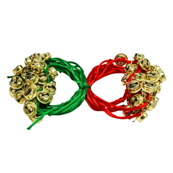 Holiday Bell Bracelet - Green and Red (Dozen)