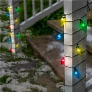 Holiday Big Lite Outdoor Solar Powered 12 LED Christmas String Light - Multi Color